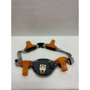 Nathan Black Hydration Belt Four‎ Flasks Adjustable Strap Zipper Pocket